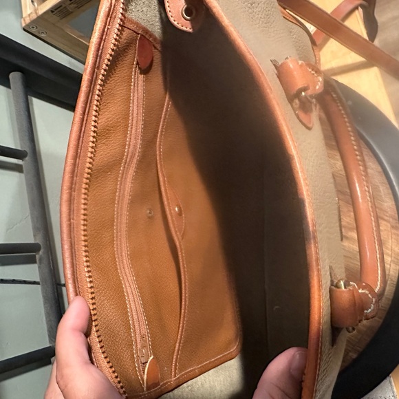 Dooney & Bourke Tan and Brown Laptop Bag - Picture 12 of 15